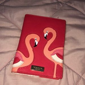Kate Spade Flamingo passport wallet